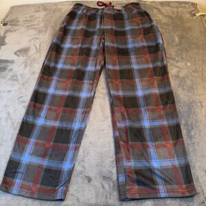 St John's Bay Plaid Flannel Pajama Pants Lounge Sleepwear Mens Large 34x31" NWT